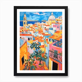 Cadiz Spain 3 Fauvist Painting Art Print