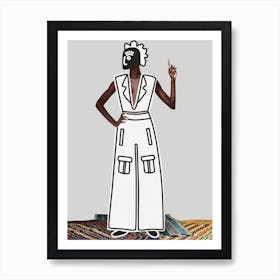 Dress Well But Keep It Simple Art Print