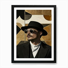 Man In A Hat 4 Art Print