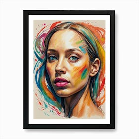 Portrait Of A Woman 8 Art Print