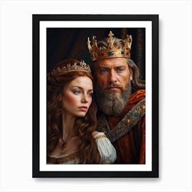 King And Queen 1 Art Print