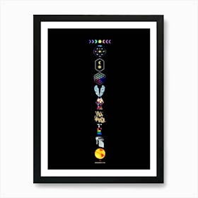 Coldplay 10 Art Print