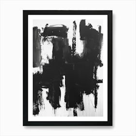 'Black And White' 15 Art Print