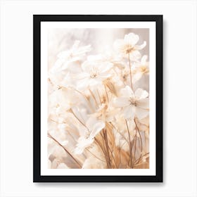 Boho Dried Flowers Phlox 2 Art Print