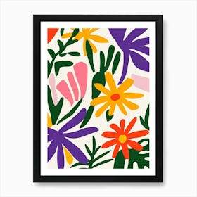 Floral Pattern 2 Art Print