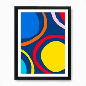 Abstract Circles 4 Art Print