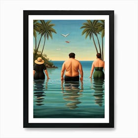 'The Beach' 1 Art Print