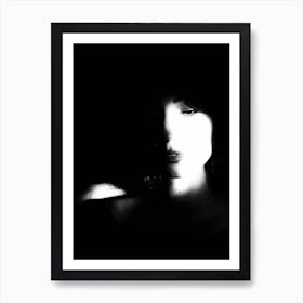 Woman In The Dark Art Print