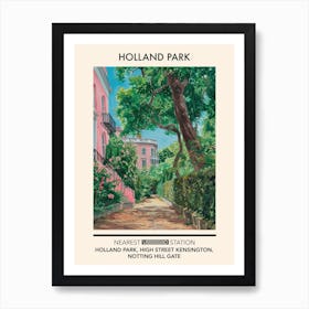 Holland Park London Parks Garden 1 Art Print