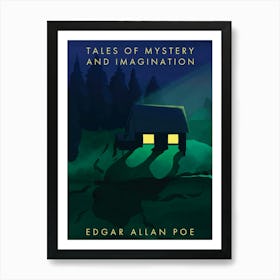Book Cover - Tales of Mystery & Imagination by Edgar Allan Poe Art Print