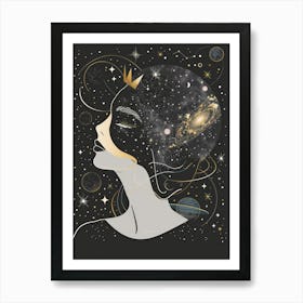 Stella And The Crown Art Print