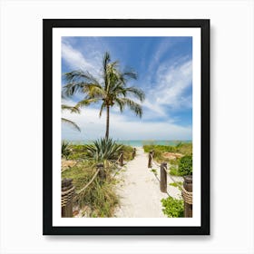 The Sandy Path To The Beach Art Print