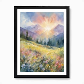 Mountain Valley Art Print