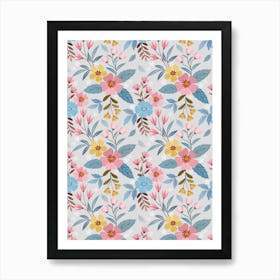 Floral Pattern.2 Art Print