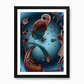 Blue Water Art Print