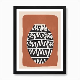 Abstract Art Vase 7 Art Print