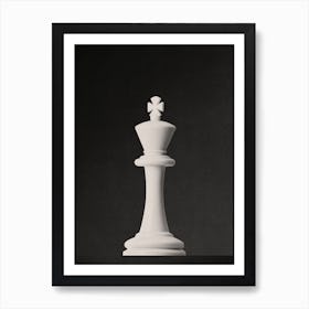 CHESS - The White King II Art Print