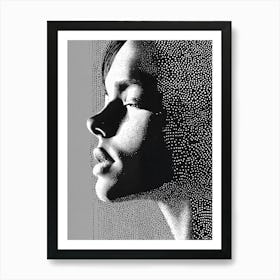 Woman'S Face 7 Art Print