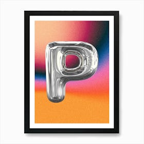 Chrome P Poster Art Print