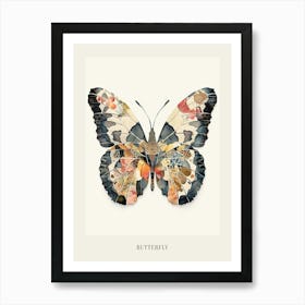 Colourful Insect Illustration Butterfly 33 Poster Art Print