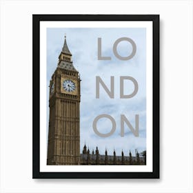 London big ben Travel Poster Art Print Art Print