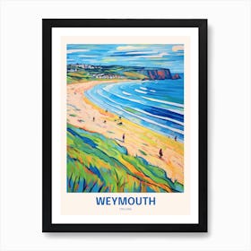 Weymouth England 6 Uk Travel Poster Art Print