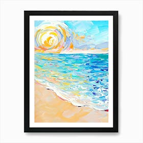 Sunset At The Beach 13 Art Print