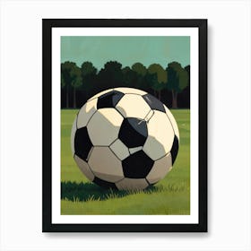 Soccer Ball Art Print