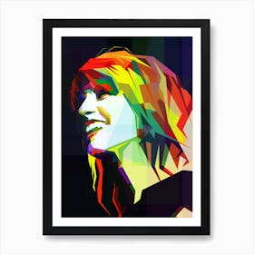 Hayley Williams Paramore Singer Pop Art WPAP Art Print