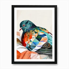 Dove bird animal illustration art 1 Art Print