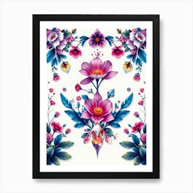 Floral Painting 3 Art Print