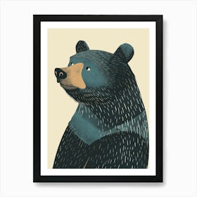 Portrait Of A Bear Art Print