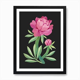 Pink Peony Art Print