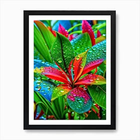 Colorful Flower Art Print