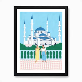 Blue Mosque Istanbul Turkey Art Print