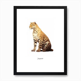 Jaguar Kids Animal Poster Art Print