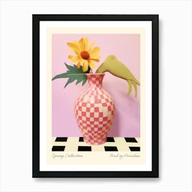 Spring Collection Bird Of Paradise Flower Vase 3 Art Print