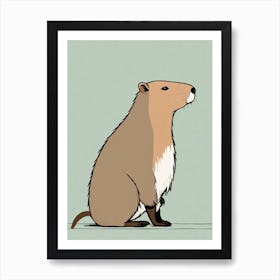 Beaver Art Print