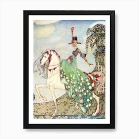 Lady Rider Art Print