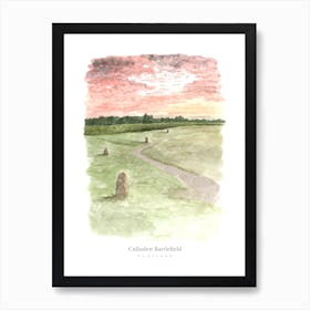 Scotland Culloden Battlefield Art Print