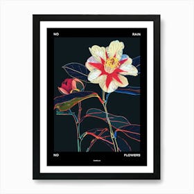 No Rain No Flowers Poster Camellia 3 Art Print