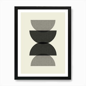 Circles in balance 5 Art Print