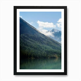 Mountain Lake Footage Art Print