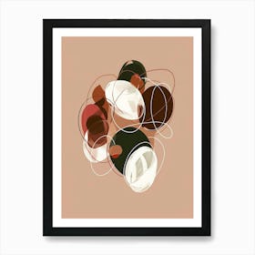 Abstract Circles 112 Art Print