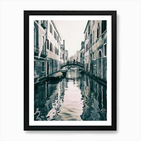 Canal Crossing Venice 1 Art Print