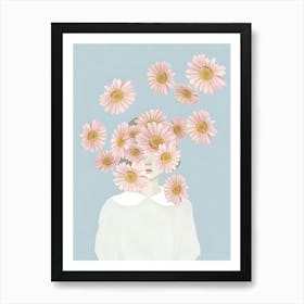 Pink Flowers Art Print