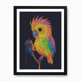 Cockatoo Singing Art Print