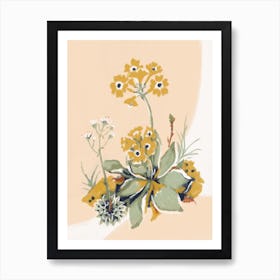 Alpine Flowers Art Print