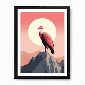 Minimalist California Condor 3 Illustration Art Print