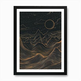 Abstract Landscape 8 Art Print